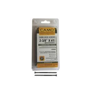 CAMO 2 3/8 in. 316 Stainless Steel Trimhead Deck Screw (100 Count) 0345240S