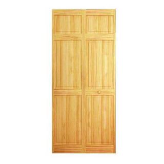 Kimberly Bay 24 in. 6 Panel Solid Core Unfinished Wood Interior Bi fold Closet Door DPBT6PC24
