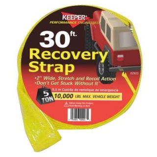 Keeper 30 ft. x 2 in. x 20,000 lbs. Vehicle Recovery Strap 02923