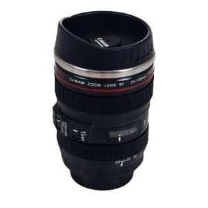 Whetstone 12 oz. Camera Lens Coffee Mug with Lid 82 260FQ