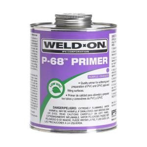 Weld On 32 oz. PVC P68 NSF/UPC Primer   Purple 10208