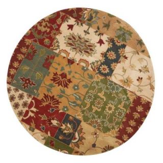 Home Decorators Collection Patchwork Multi 7 ft. 9 in. Round Area Rug 0256760910