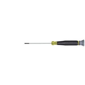 Klein Tools 3in. Blade 3/32 Slotted Electronics Screwdriver 614 3
