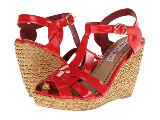 2 Lips Too Anchor Womens Wedge Shoes (Red)