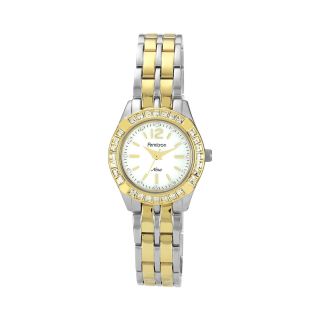 Armitron Now Womens Goldtone Two Tone Crystal Accent Watch, Twotone