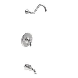 MOEN Weymouth Posi Temp Sinlge Handle Tub/Shower Trim Kit without Showerhead in Chrome (Valve not included) TS32104NH