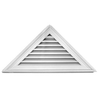 Builders Edge 12/12 Triangle Gable Vent 52 in. x 26 in. #001 White 120141208001
