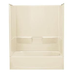 Sterling Plumbing Performa 29 in. x 60 in. x 75 1/2 in. Standard Fit Bath/Shower Kit in Almond DISCONTINUED 71040120 47