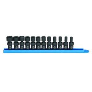 GearWrench 1/4 in. Drive Universal Impact Socket Set (12 Piece) 84905