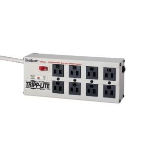 Tripp Lite Isobar 8  12 ft. Cord with 8 Outlet Strip ISOBAR8ULTRA