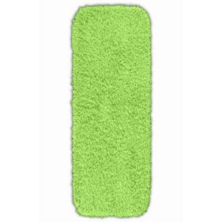 Garland Rug Jazz Lime Green 22 in. x 60 in. Washable Bathroom Accent Rug BEN 2260 12