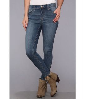 Free People High Rise Ankle Zip in Kat Wash Womens Jeans (Blue)