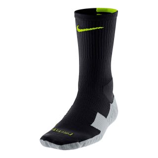 Nike Soccer Crew Socks Big and Tall, Black, Mens