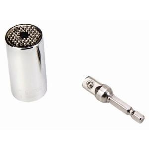 Gator Grip 3/8 in. Universal Socket with Power Drill Adapter ETC120A