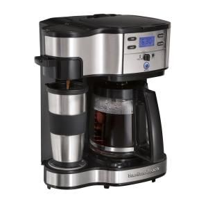 Hamilton Beach Two Way Brewer Single Serve and 12 Cup Coffee Maker 49980