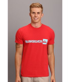 Quiksilver Industry Tee Mens Short Sleeve Pullover (Red)