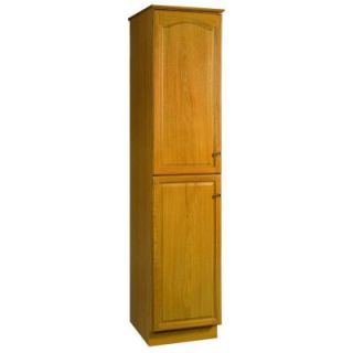 Design House Claremont 19 in. W x 21 in. H Two Door Linen Cabinet Unassembled in Honey Oak 539924