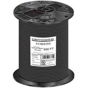 Cerrowire 500 ft. 6/3 NM B Indoor Residential Electrical Wire 147 4203J