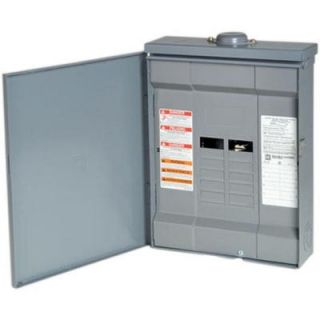 Square D by Schneider Electric Homeline 125 Amp 8 Space 16 Circuit Outdoor Main Lugs Load Center HOM816L125RB