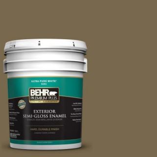 BEHR Premium Plus 5 gal. #T14 6 Boho Semi Gloss Enamel Exterior Paint 534005