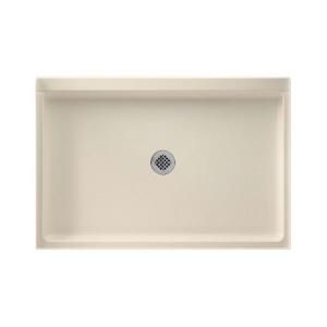 Swanstone 32 in. x 48 in. Single Threshold Shower Floor Solid Surface in Bone SF03248MD.037
