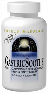 Source Naturals   GastricSoothe with Zinc L Carnosine Complex 37.5 mg.   60 Vegetarian Capsules