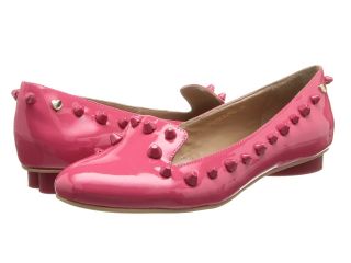 LOVE Moschino Studded Loafer Womens Flat Shoes (Coral)
