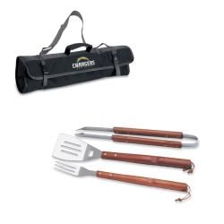 Picnic Time San Diego Chargers 3 piece Bbq Tote