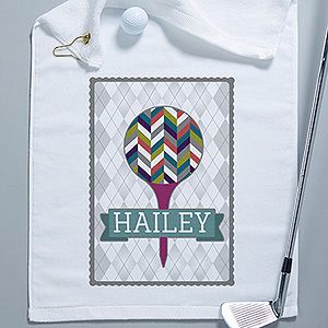 Personalized Golf Towels   Sassy Lady