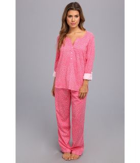 Carole Hochman L/S PJ Set 189713 Womens Pajama Sets (Pink)