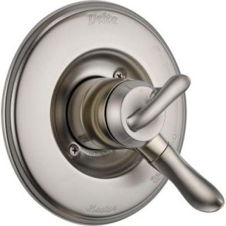Delta Linden 1 Handle Valve Trim Kit with Temperature Dial in Stainless (Valve Not Included) T17094 SS