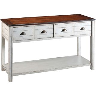 Carriage House Console Table, Alabaster