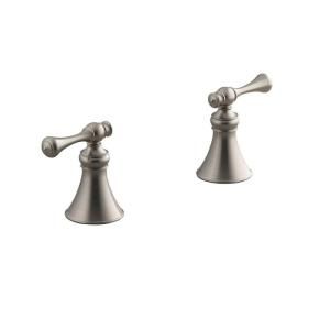 KOHLER Revival 2 Handle High Flow Bathroom Faucet Trim Kit in Vibrant Brushed Nickel (Valve and Spout Not Included) K T16124 4A BN