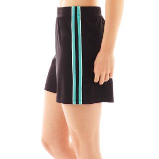 Made For Life Taped Mesh Shorts, Black, Womens