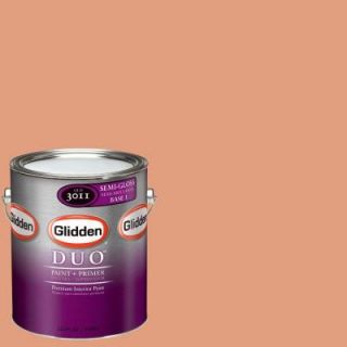 Glidden DUO Martha Stewart Living 1 gal. #MSL014 01S Punch Semi Gloss Interior Paint with Primer DISCONTINUED MSL014 01S