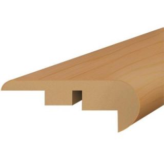Shaw Natural Hickory 3/4 in. Thick x 2.13 in. Wide x 94 in. Length Laminate Stair Nose Molding HD32800188