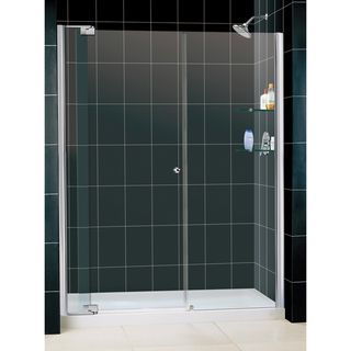 Dreamline Allure Frameless Pivot Shower Door And 32x60 inch Base
