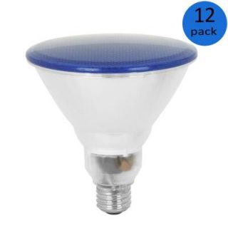 Feit Electric 100W Equivalent Blue PAR38 CFL Flood Light Bulb (12 Pack) BPESL23PAR38T/B/12