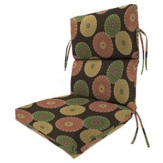 Home Decorators Collection Springdale Chocolate High Back Outdoor Chair Cushion DISCONTINUED 1573320840