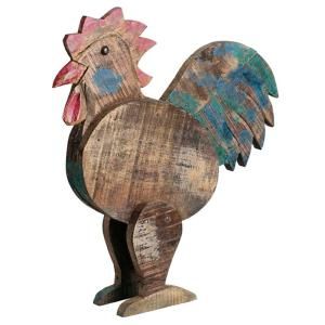 Home Decorators Collection 22 in. H Barn Wood Rooster 1298800730