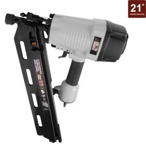 Iron Horse 3 1/2 in. 21 Degree Full Round Head Framing Nailer with Case IH RHFN21