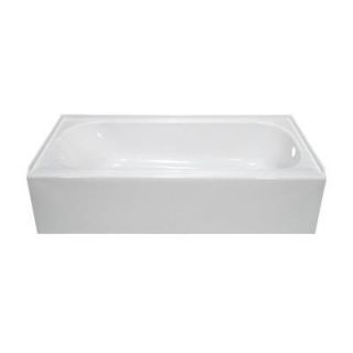 Lyons Industries Victory 4.5 ft. Right Drain Soaking Tub in White VT01542714R
