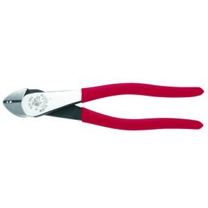 Klein Tools 8 in. High Leverage Diagonal Cutting Pliers   Stripping Holes D243 8