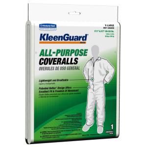 KLEENGUARD White Extra Large All Purpose Coveralls 76395