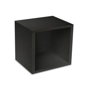 Way Basics Eco 12.8 in. Black Storage Cube BS 285 340 320 BK