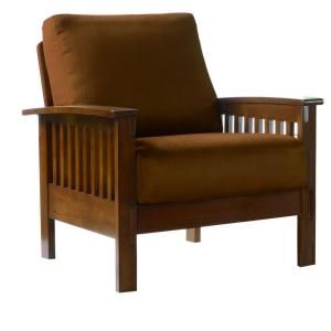 Oak and Rust Chair 409912 1RU