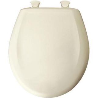 Slow Close STA TITE Round Closed Front Toilet Seat in Biscuit 200SLOWT 346