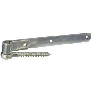 National Hardware 12 in. Zinc Plated Gate Screw Hook/Strap Hinge without Fastener 290BC 12 S H/STRP HNG ZN 