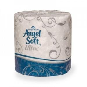 Angel Soft 2 Ply Premium White Standard Bath Tissue 450 Sheets Roll (20 Pack) GPC 166 20