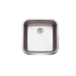 Blanco Norstar Undermount Stainless Steel 20.5x20.5x8 0 Hole Single Bowl Kitchen Sink DISCONTINUED 440122